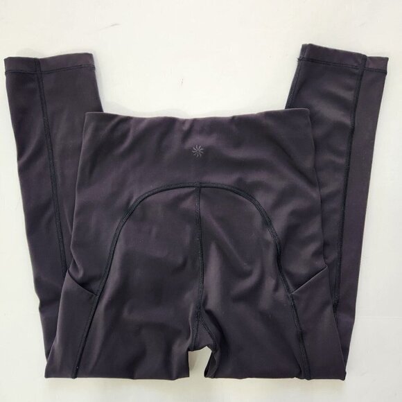 Athleta Ultimate Stash Pocket Capri Leggings Womens XS Black Activewear - Picture 8 of 11